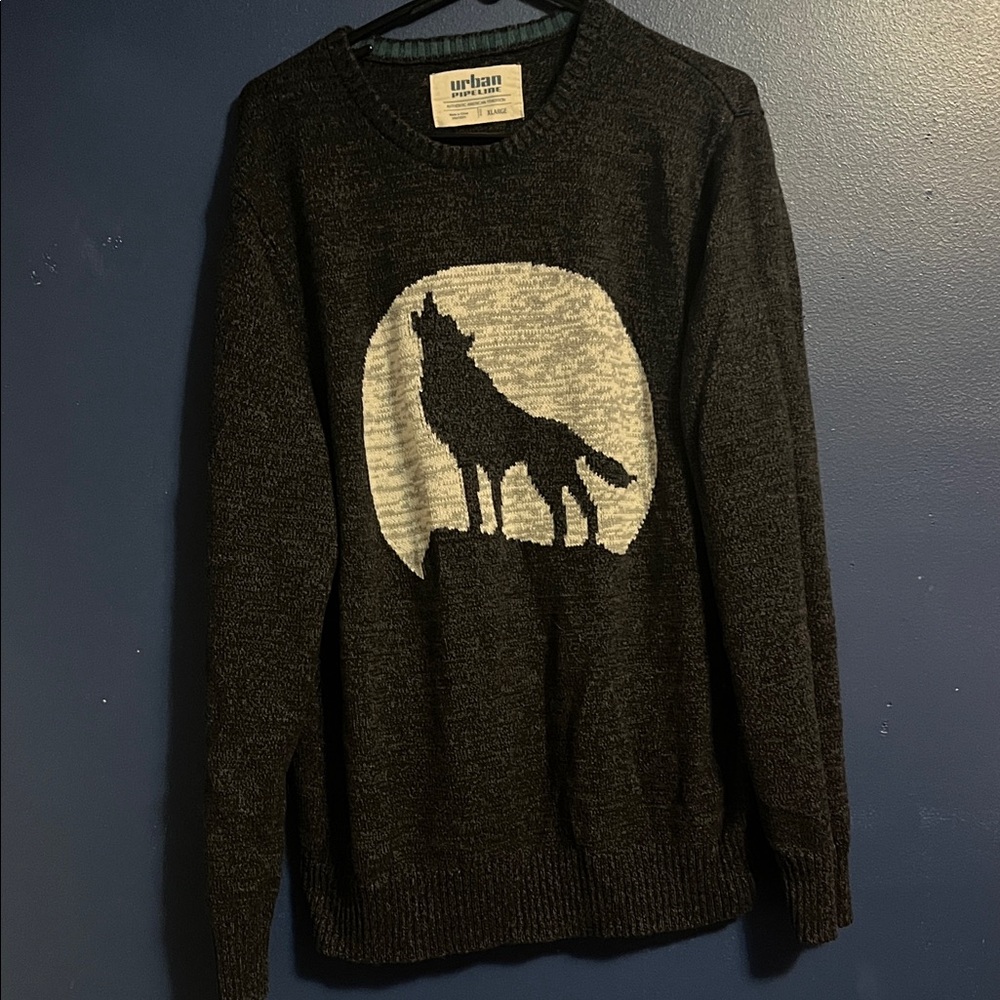 Urban Pipeline Wolf Sweater